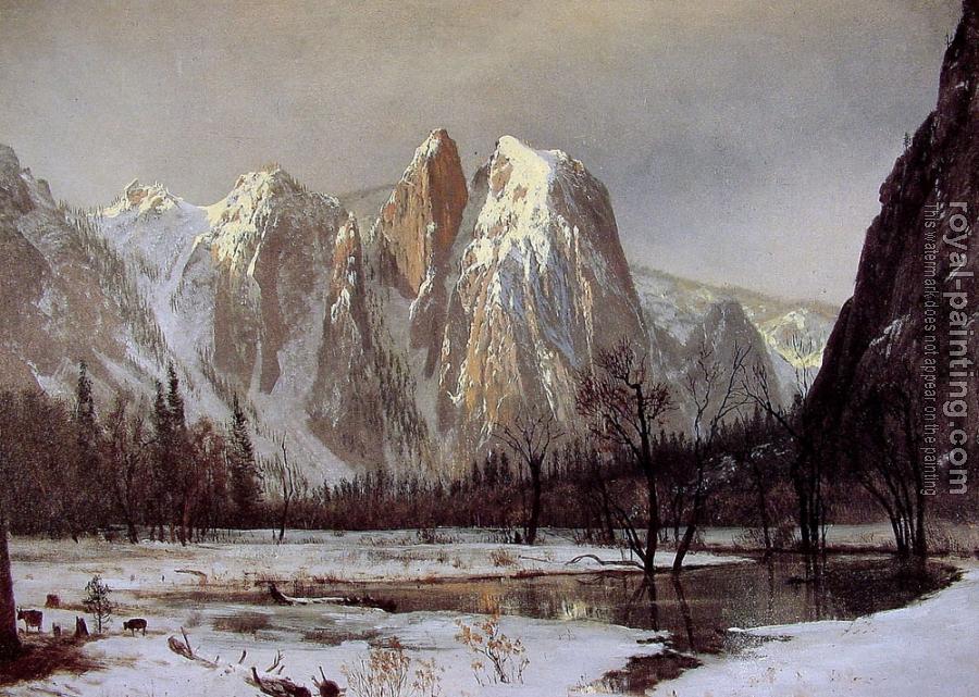 Albert Bierstadt : Cathedral Rock